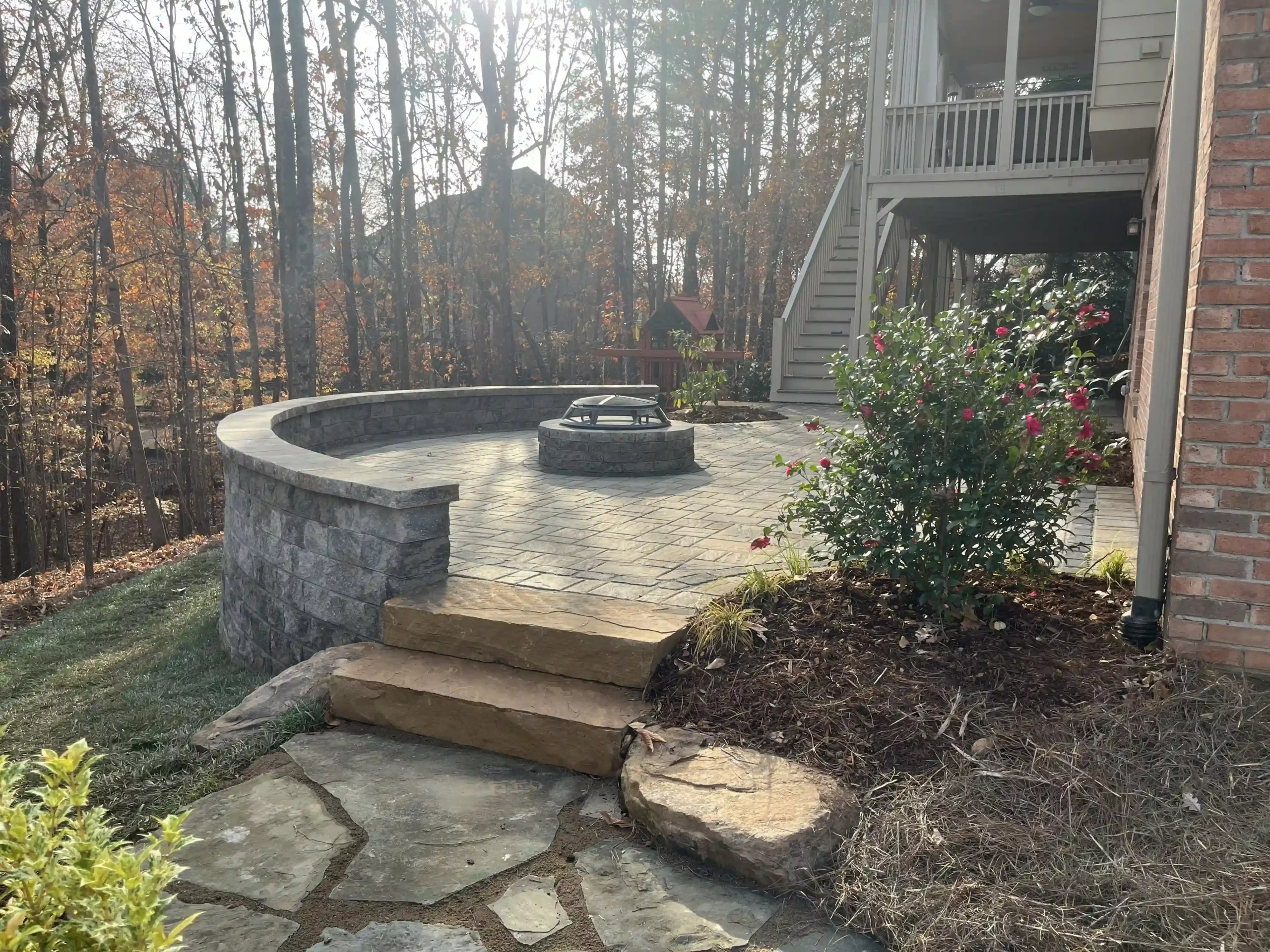 custom backyard patio
