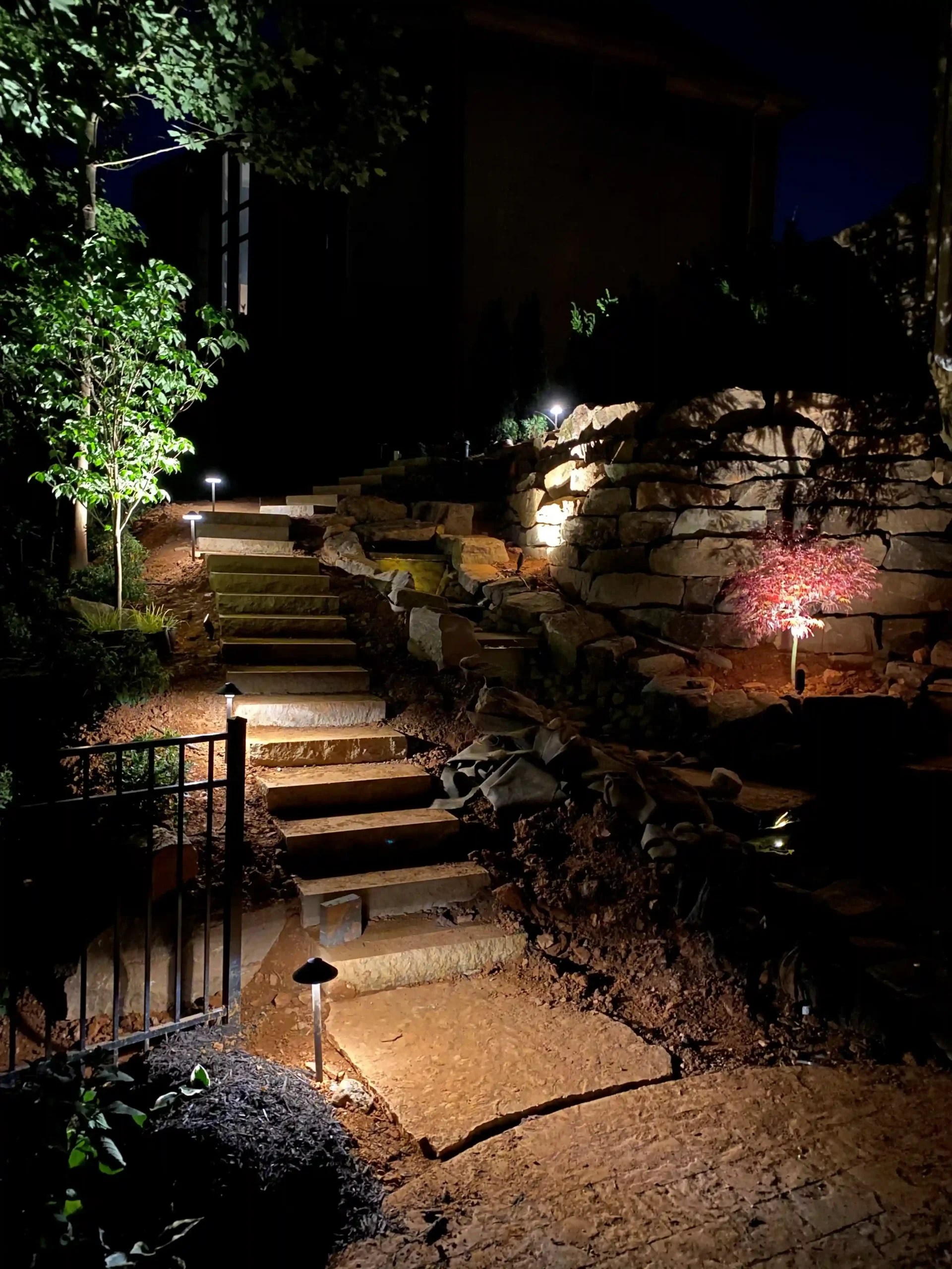 Pathway Lighting Installation North Georgia
